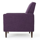 Mid-Century Modern Recliner With Button Tufted Waffle Stitch by HouseOfZazla