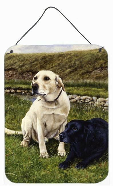 Yellow and Black Labradors Wall or Door Hanging Prints FRF0018DS1216