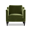 Josephine 33" Upholstered Accent Chair, Olive