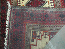 4' X 7' Vintage Handmade Pakistan Turkoman Bokhara Balouch Woven Wool Rug Nice