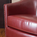 Enigmatica Upholstered Club Chair with Nailhead Trim by HouseOfZazla