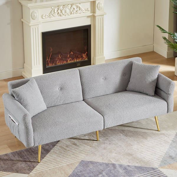 Modern Teddy Upholstered Accent Loveseat Sofa, photo 2 of 10