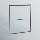 Double Sliding Shower Door, Semi-Frameless Bypass Bathroom Sliding Door With 1/4" (6 Mm) Tempered Glass For Walk-In Shower by HouseOfZazla