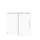 Frameless Single Sliding Soft Close Shower Doors, 5/16" Sgcc Tempered Glass by HouseOfZazla