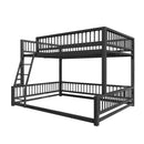 Bunk Bed With Ladder And Safety Guardrails by HouseOfZazla