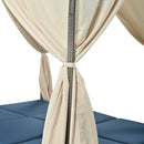 Adjustable Sun Bed With Curtain,High Comfort,With 3 Colors