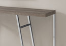 Accent Console Table For Entryway, Durable Construction - Taupe by HouseOfZazla