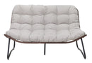 Patio Loveseat Sofa with Luxury Thick Cushion by HouseOfZazla