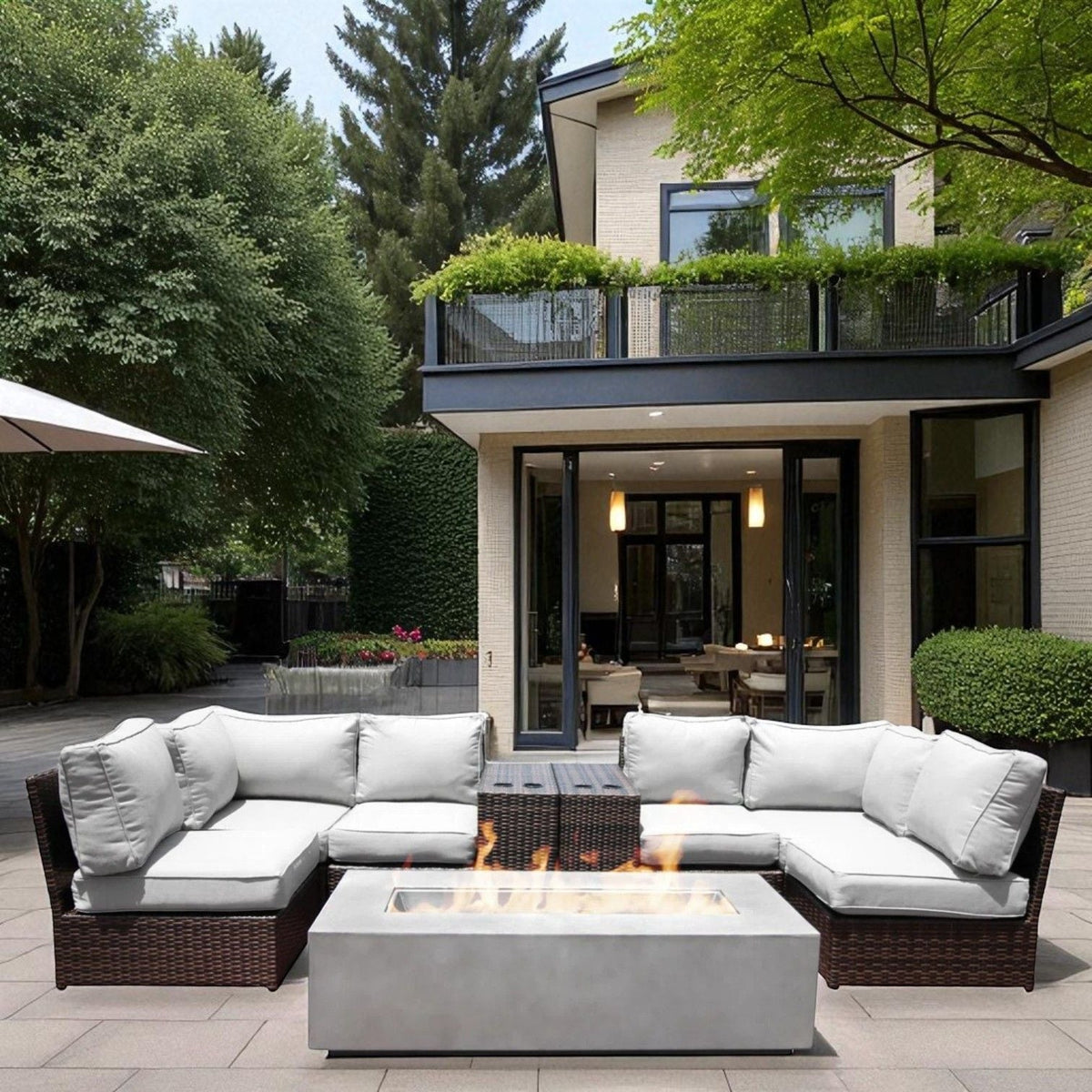 Outdoor Elegance Conversation Set With Fire Pit, photo 33 of 40