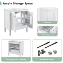 30" No Assembly Needed Vintage Bathroom Vanity