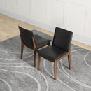 Laura - Mid-Century Modern Solid Wood Dining Chair (Set of 2) by Unique Piece Furniture