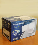 Outdoor LED Dual Head Wall Spot Light 2 Light Dusk to Dawn, White Finish 6"H by LampsUSA