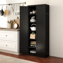 Kitchen Pantry Cabinet With 4 Adjustable Shelves, Heavy Duty Freestanding Organizer by HouseOfZazla