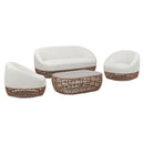 Willow - Upholstered Patio Deep Seating Sofa by HouseOfZazla