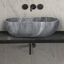 Bathroom Vessel Sink With Wavy Design