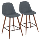 Pebble - Mid Century Modern Counter Stool (Set of 2) by HouseOfZazla