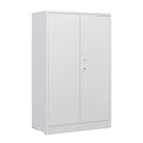Metal Storage Cabinet With Locking Doors And Adjustable Shelf, Folding Filing Storage Cabinet, Folding Storage Locker Cabinet For Home Office, School, Garage by Unique Piece Furniture