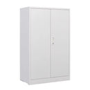 Metal Storage Cabinet With Locking Doors And Adjustable Shelf, Folding Filing Storage Cabinet, Folding Storage Locker Cabinet For Home Office, School, Garage by Unique Piece Furniture