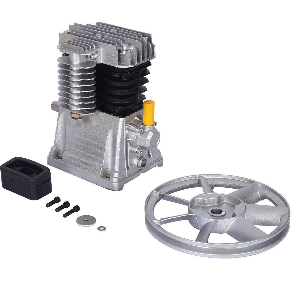 Piston 2Hp Air Compressor Head Pump 115Psi 1.5Kw - Silver, photo 10 of 12