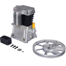 Piston 2Hp Air Compressor Head Pump 115Psi 1.5Kw - Silver by HouseOfZazla