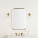 James Martin Rohe 24" Mirror, Champagne Brass