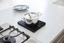 Folding Dish Drainer Mat & Trivet - Silicone by Yamazaki Home