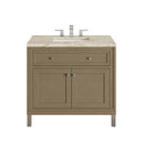 James Martin Chicago 36" Single Bathroom Vanity, Walnut Whisper