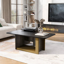 Small Square Coffee Table With End Table (Set of 2) by HouseOfZazla