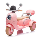 12V Two Motors Kids Ride On Two-Seater Electric Motorcycle by HouseOfZazla