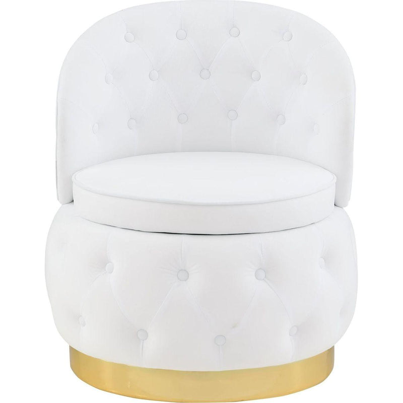 360 Degree Swivel Cuddle Barrel Accent Storage Chairs