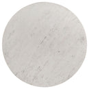 Astoria Round Genuine Marble Coffee Table White