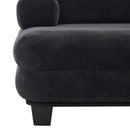 Oversized Chaise Lounge Sofa Bed with Deep Seat and Layered Armrests by HouseOfZazla