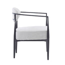 Modern Upholstered Accent Armchair With Pocket Spring Seat