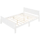 Platform Bed Frame Mattress Foundation Sleigh Bed With Headboard / Footboard / Wood Slat Suppor by HouseOfZazla