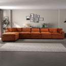 Hayward Burnt Modular Sectional Sofa