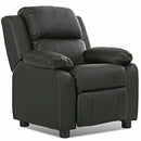 Kids Deluxe Headrest Recliner Sofa Chair with Storage Arms by LJGDeals