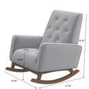 Demetrius - Solid Wood Rocking Chair by Unique Piece Furniture