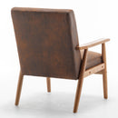 Wide Arm Chair - Light Brown by HouseOfZazla