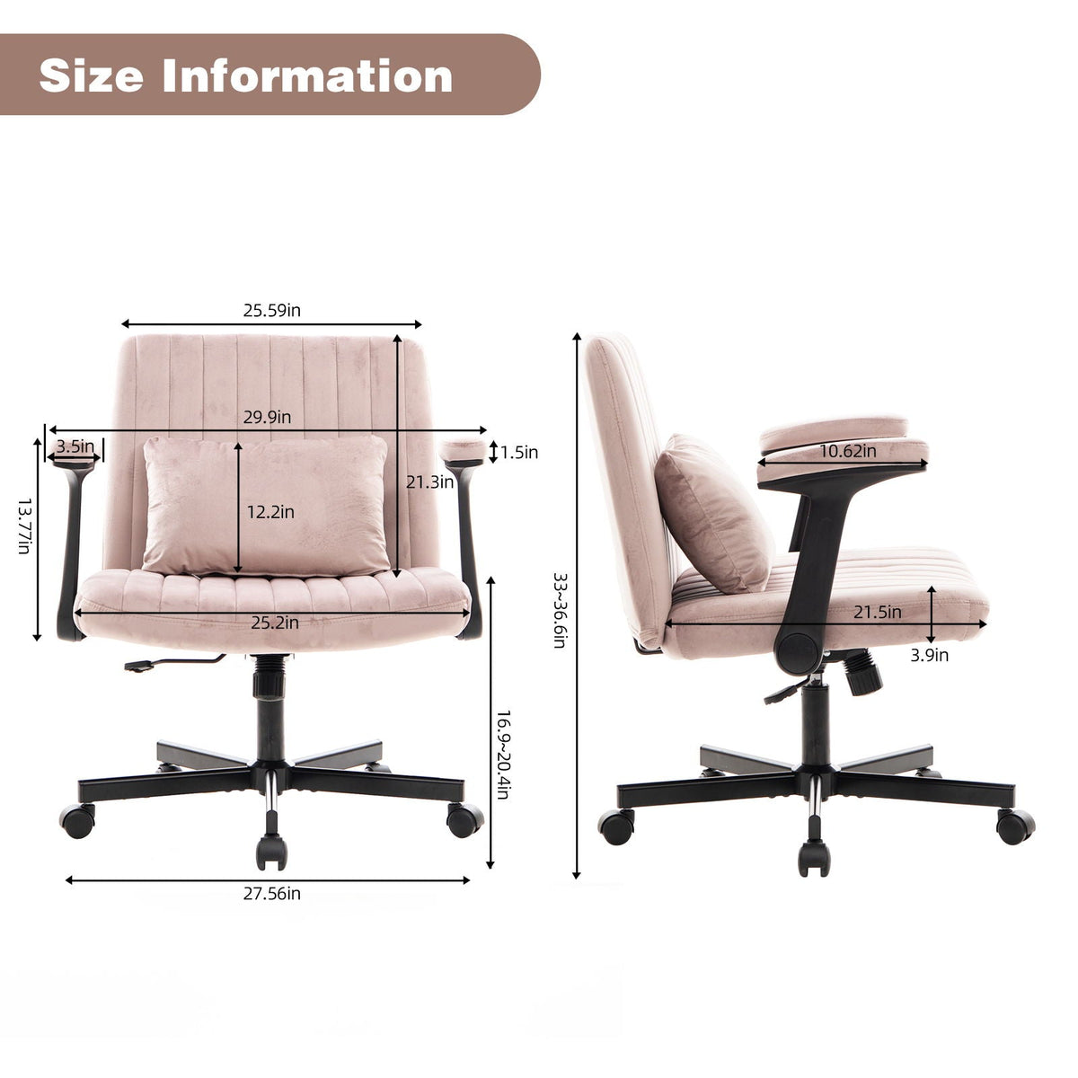 Criss Cross Armrest Office Chair With Wheels, photo 35 of 40
