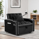 Convertible Sleeper Chair Sofa Bed Adjustable Pull Out Sleeper Chair Bed Multi-Pockets Folding Sofa Bed For Living Room Bedroom Small Space, 3 In 1 Sofa Bed by HouseOfZazla
