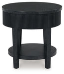 Marstream - Round End Table - Black