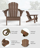 Adjustable HDPE Adirondack Chairs Set of 2