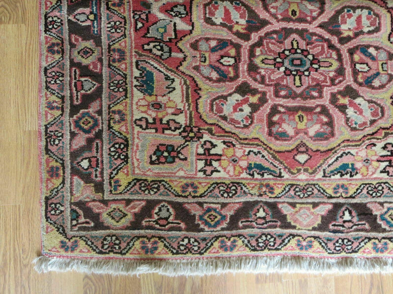 3' 9" X 10' 6" Semi Antique Handmade Turkish Wool Runner Rug