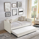 Upholstered Daybed With Pop Up Trundle by HouseOfZazla