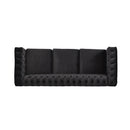 Chesterfield Style 3 Seater Sofa With Deep Button Tufting by HouseOfZazla