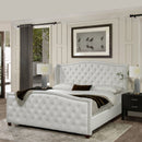 Marcella - Upholstered Shelter Headboard Bed Set by Unique Piece Furniture
