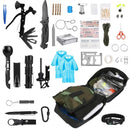 121Pcs Survival Kit for Outdoor Adventure and Emergency Gear by LJGDeals