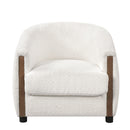 31.8" Modern Curved Barrel Accent Chair