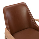 Mid-Century Modern Accent Armchair With High Back by HouseOfZazla