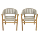Outdoor Accent Chair Set 2 Person Seating Group